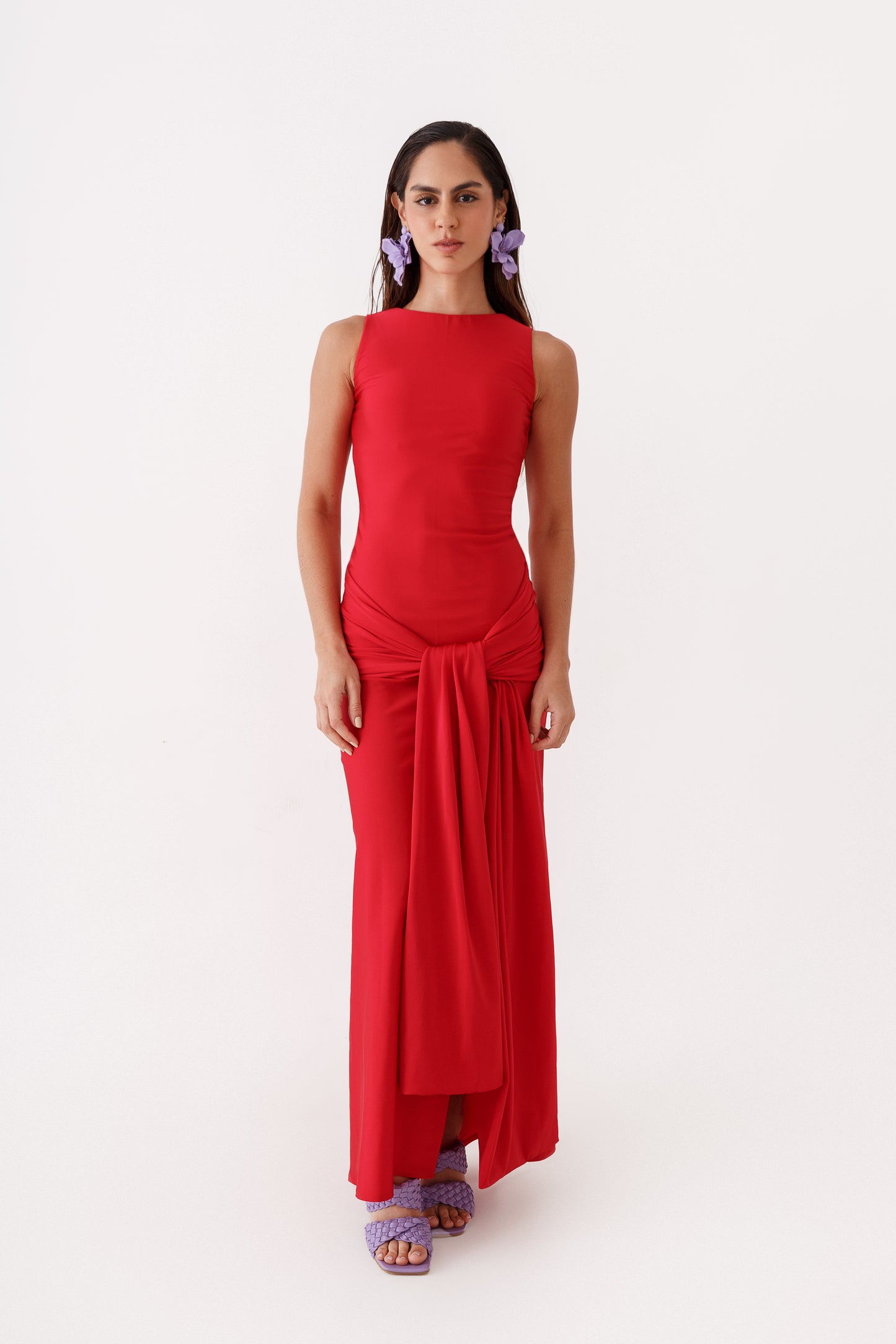 Red Gigi Long Dress