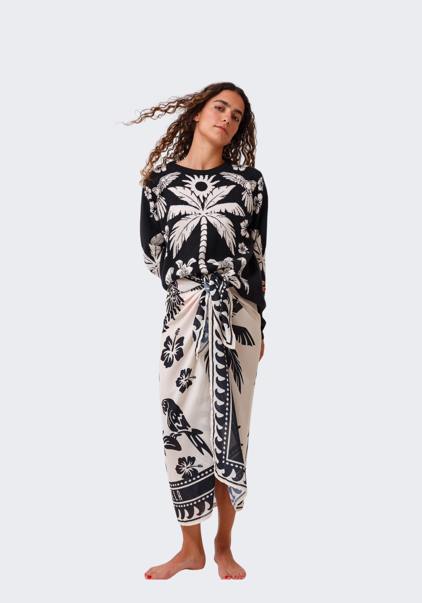 Caribbean Black Sweater