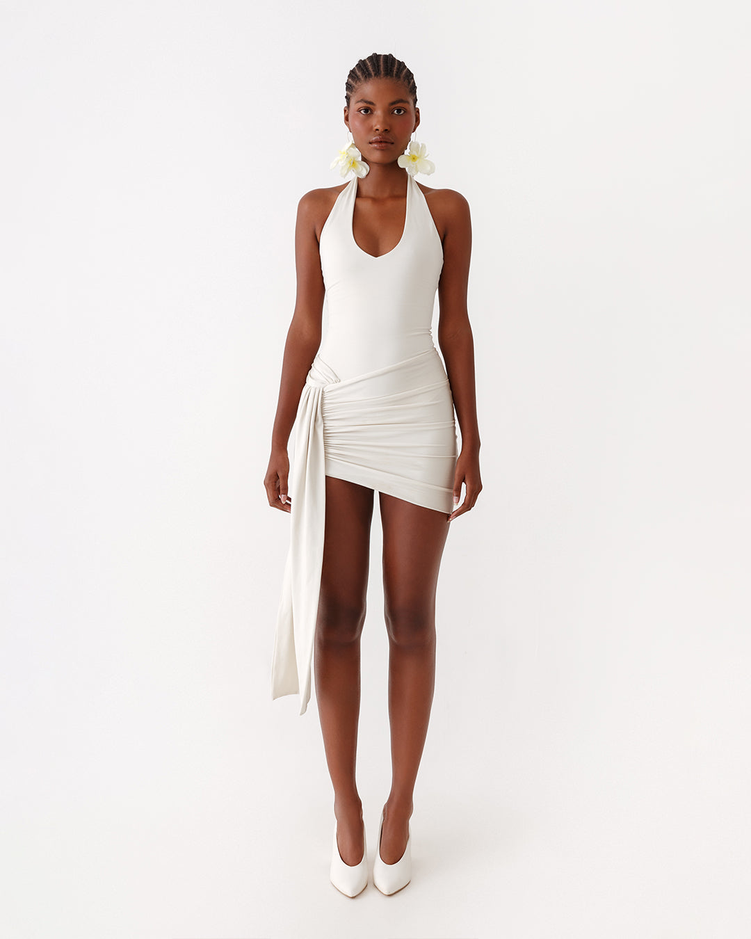 White Julieta Mini Dress