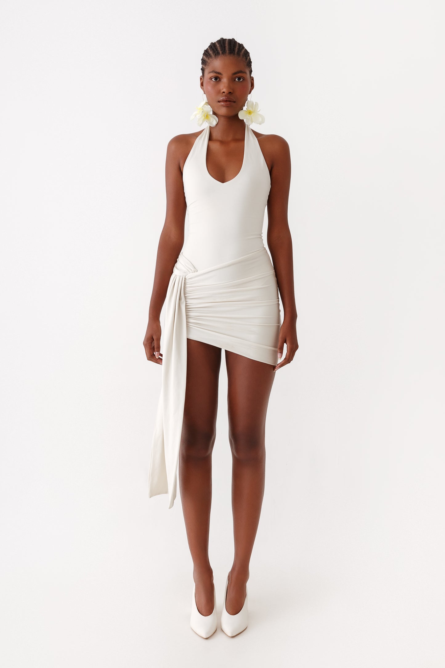 White Julieta Mini Dress