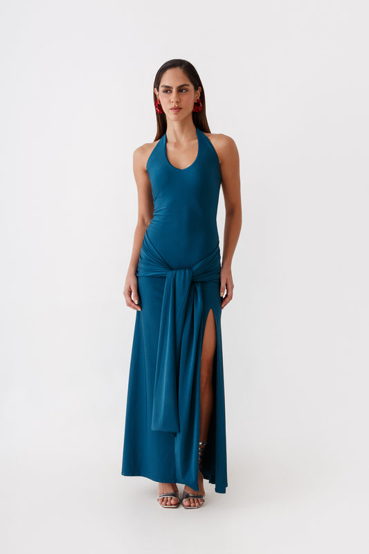Green Angie Long Dress