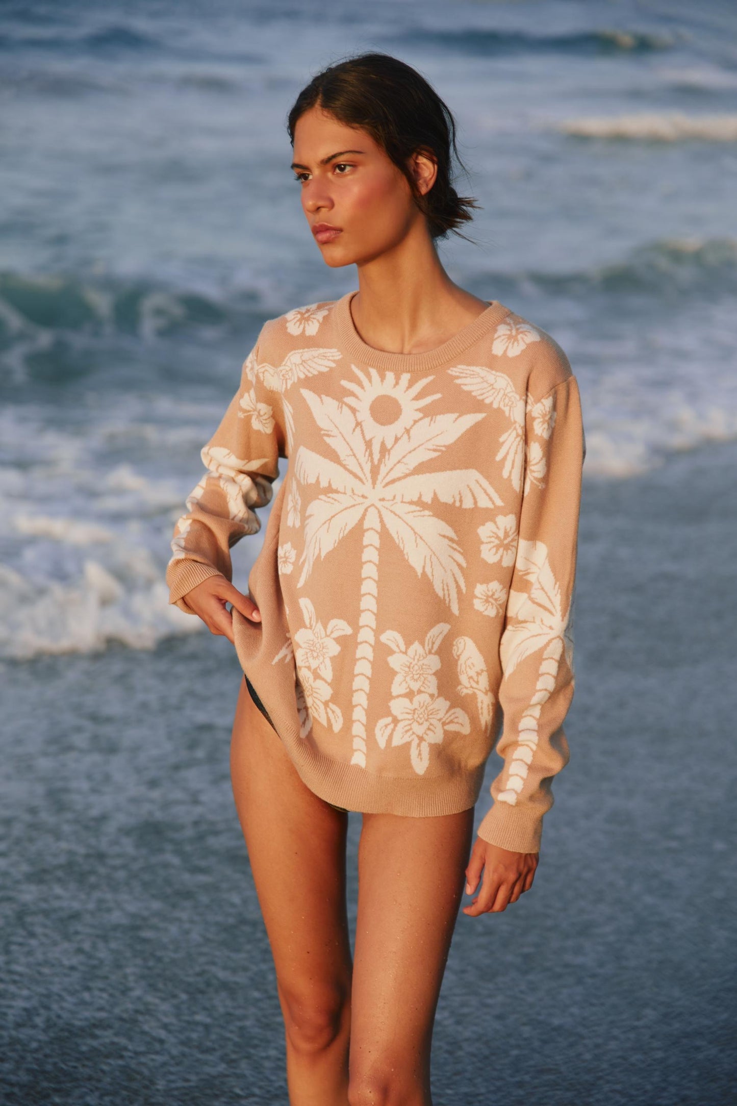 Beige Caribbean Sweater